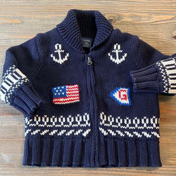 GAP Other - Baby Gap Anchor Nautical Ahoy Cotton Sweater